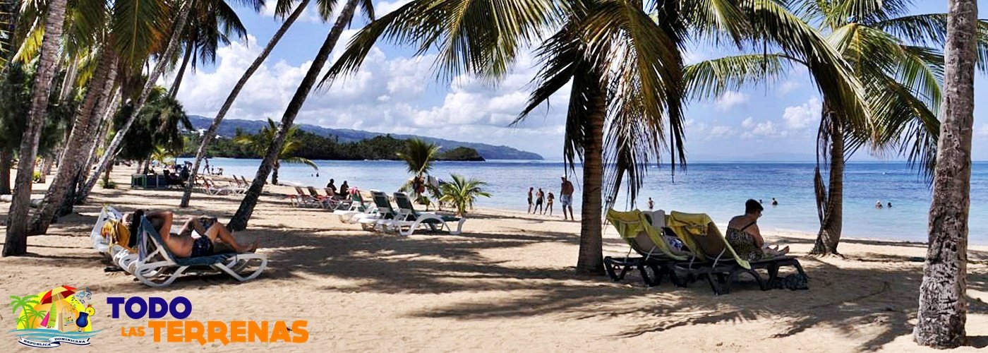 Playa punta popy popi aguas cristalinas transparentes arena fina ambiente tranquilo ideal para niños pasear nadar vistas playas más hermosas caribe todo las terrenas samana (01)